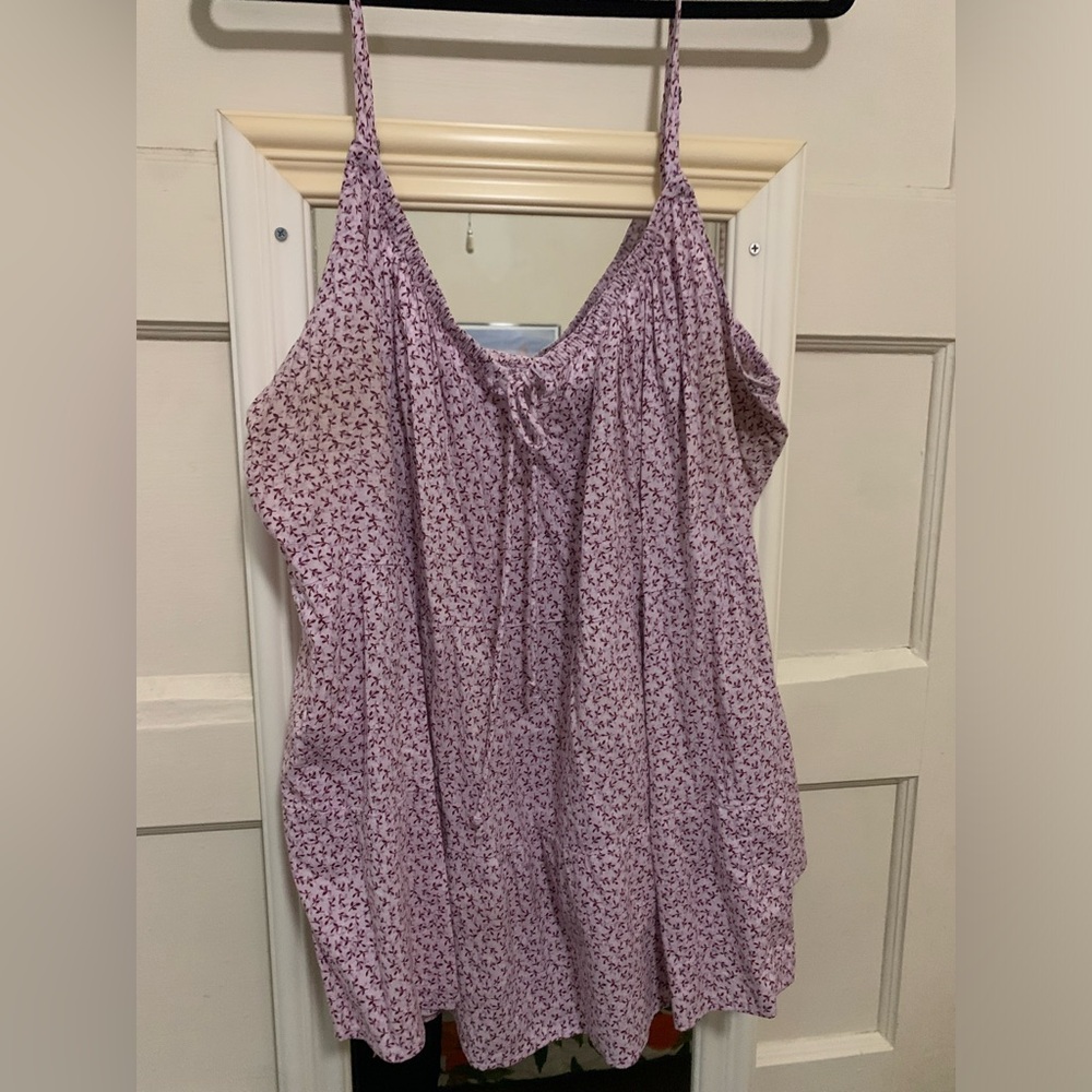 Old Navy Purple Floral Camisole